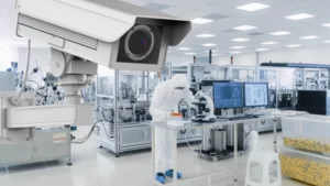 telecamera di videosorveglianza sul luogo di lavoro