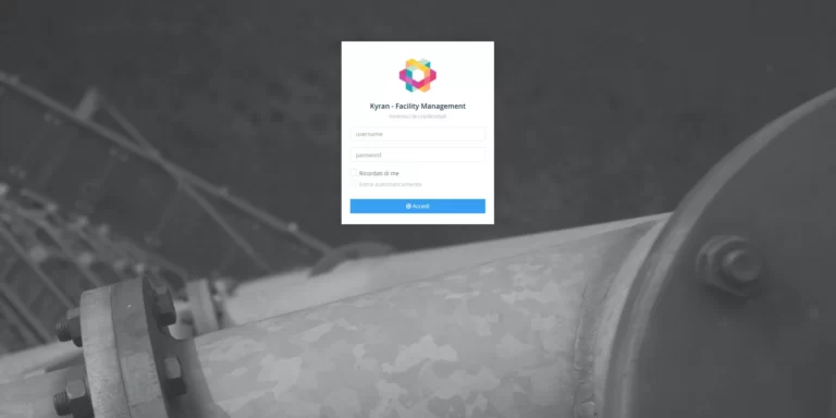 Logins Kyran software for fire-fighting systems maintenance