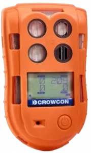 Rilevatore portatile indossabile di gas Sensitron-Crowcon per la rilevazione gas