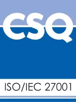 Logo certificazione ISO 27001 per la sicurezza delle informazioni